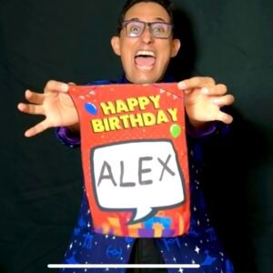 BIRTHDAY SILK SURPRISE SILK MAGIC TRICK