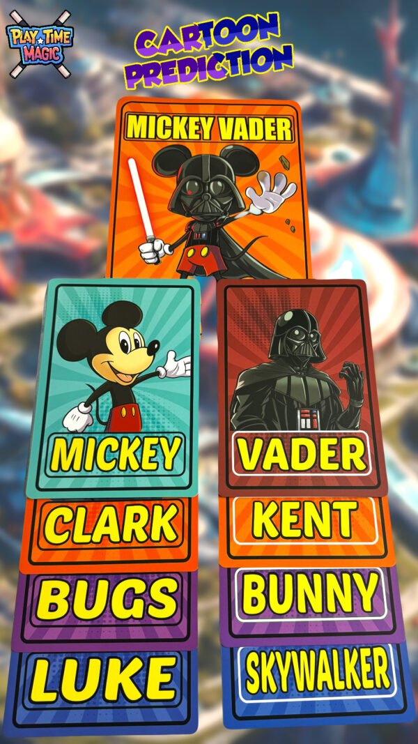 Cartoon Prediction Magic Trick cartoon_prediction mickey_vader defma mago magic magician ilusionist kids_magic change_bag playtime_magic magic_shows