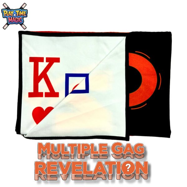 Multiple Gag Card Magic Trick multiple_gag_revelation multigag gags packet_small_play_big silk_magic funny_silks defma mago magic magician ilusionist kids_magic change_bag playtime_magic defma